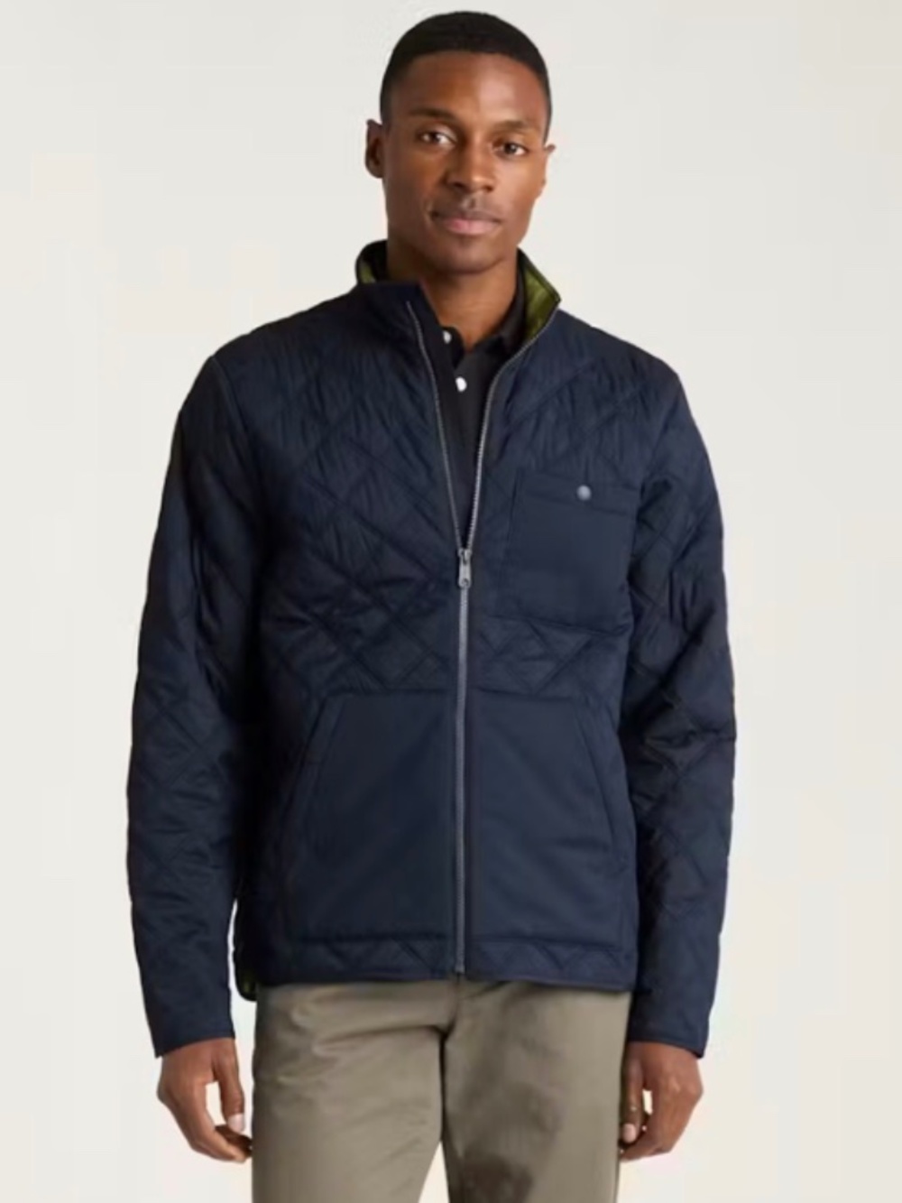Bonobos Men's Sportsman Quilted Jacket in Navy Blue Size Large NWT - Picture 2 of 14